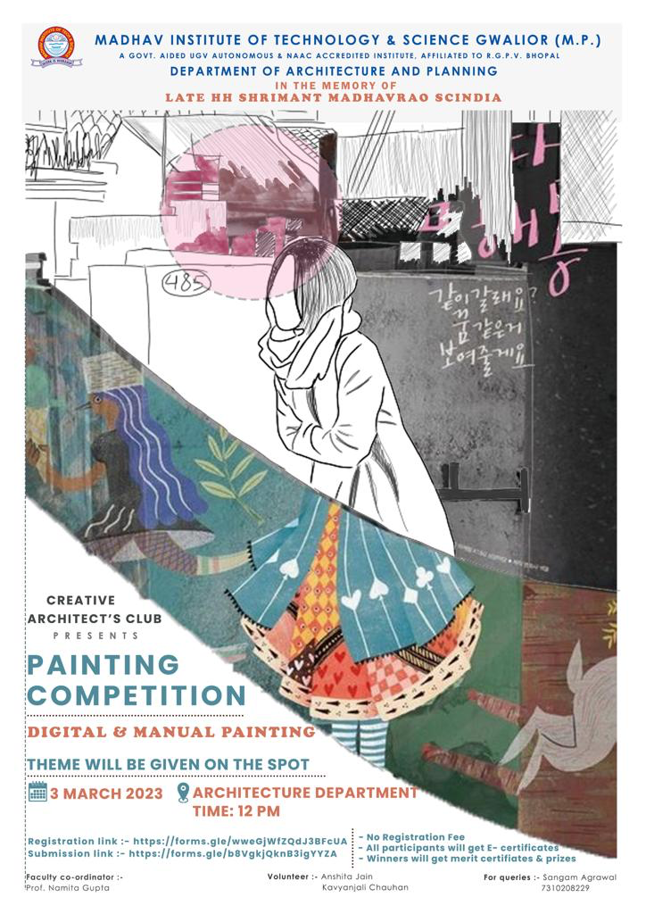 Digital and Manual’ painting competition will be held on 3 March 2023